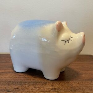 Vintage Ceramic Piggy Pig Bank - similar to Hull